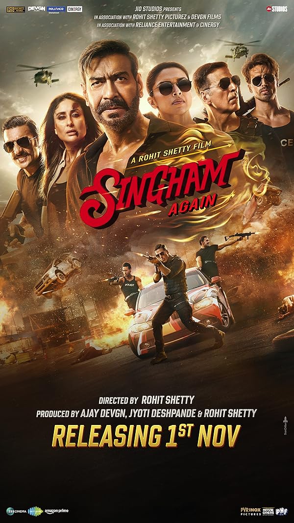 دانلود فیلم دوباره شیر | Singham Again 2024