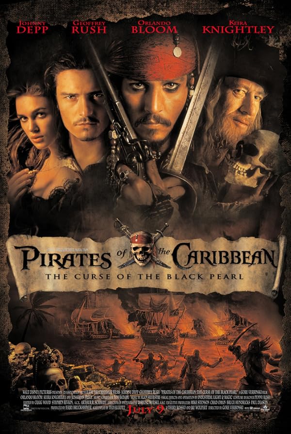 دانلود فیلم دزدان دریایی کارائیب: طلسم مروارید سیاه 2003Pirates of the Caribbean: The Curse of the Black Pearl