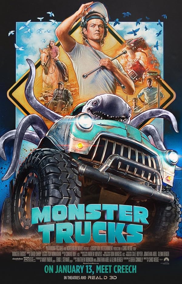 دانلود فیلم مانستر تراک | Monster Trucks 2016