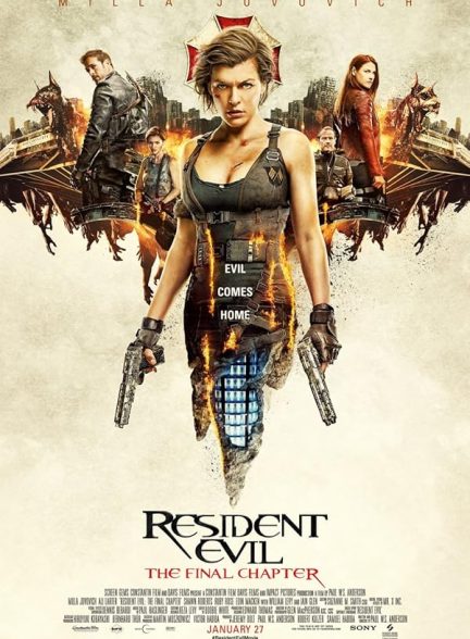 دانلود فیلم 2016  Resident Evil: The Final Chapter