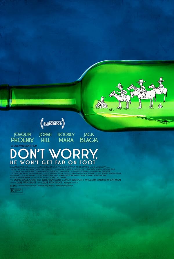 دانلود فیلم نگران نباشید، او با پای پیاده زیاد دور نخواهد شد | 2018 Don’t Worry, He Won’t Get Far on Foot