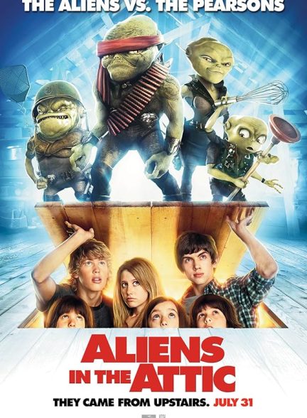 دانلود فیلم بیگانگان زیرشیروانی | Aliens in the Attic 2009