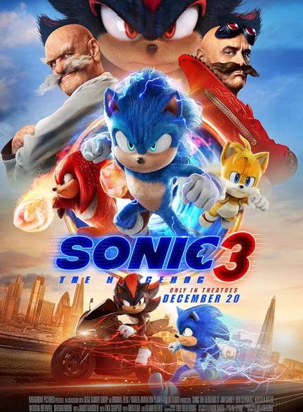 دانلود فیلم  سونیک خارپشت 3 | 2024 Sonic the Hedgehog 3