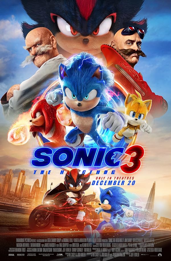 دانلود فیلم  سونیک خارپشت 3 | 2024 Sonic the Hedgehog 3