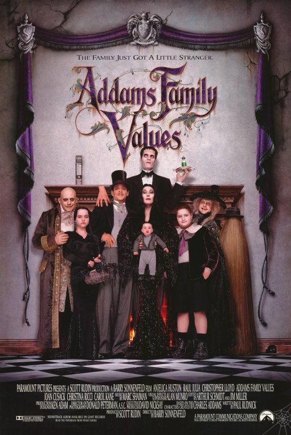 دانلود فیلم ارزش‌های خانواده آدام | Addams Family Values 1993