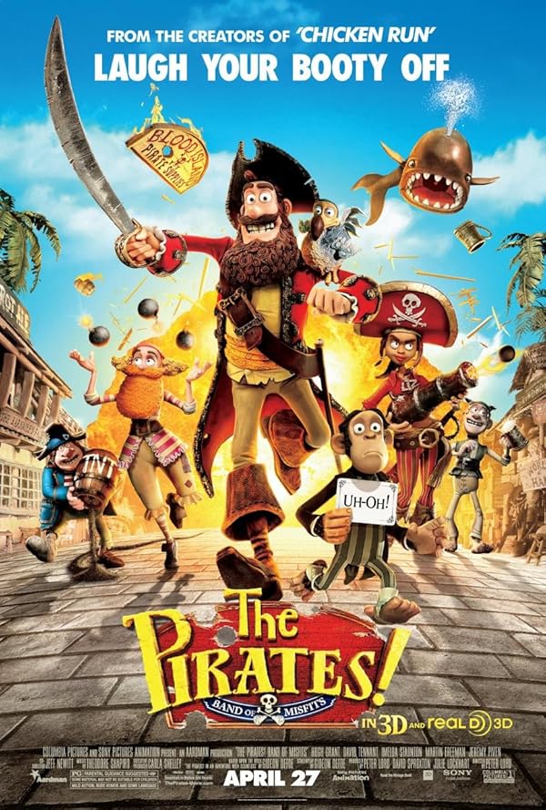 دانلود فیلم دزدان دریایی! گروهی از ناجورها | The Pirates! Band of Misfits 2012